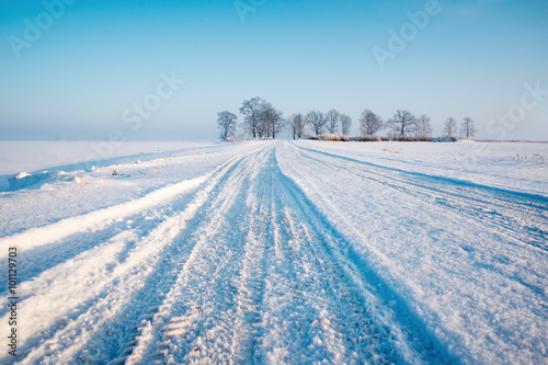 Winter road.