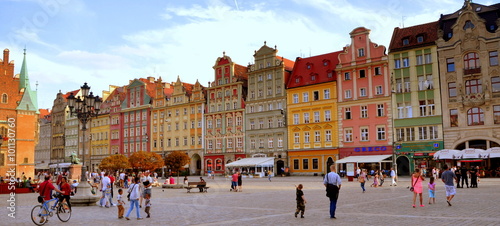 Breslau - farbenprächtiges Gebäude am Marktplatz 
