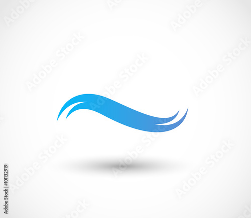 Free Download Wave icon vector - GFXLoad