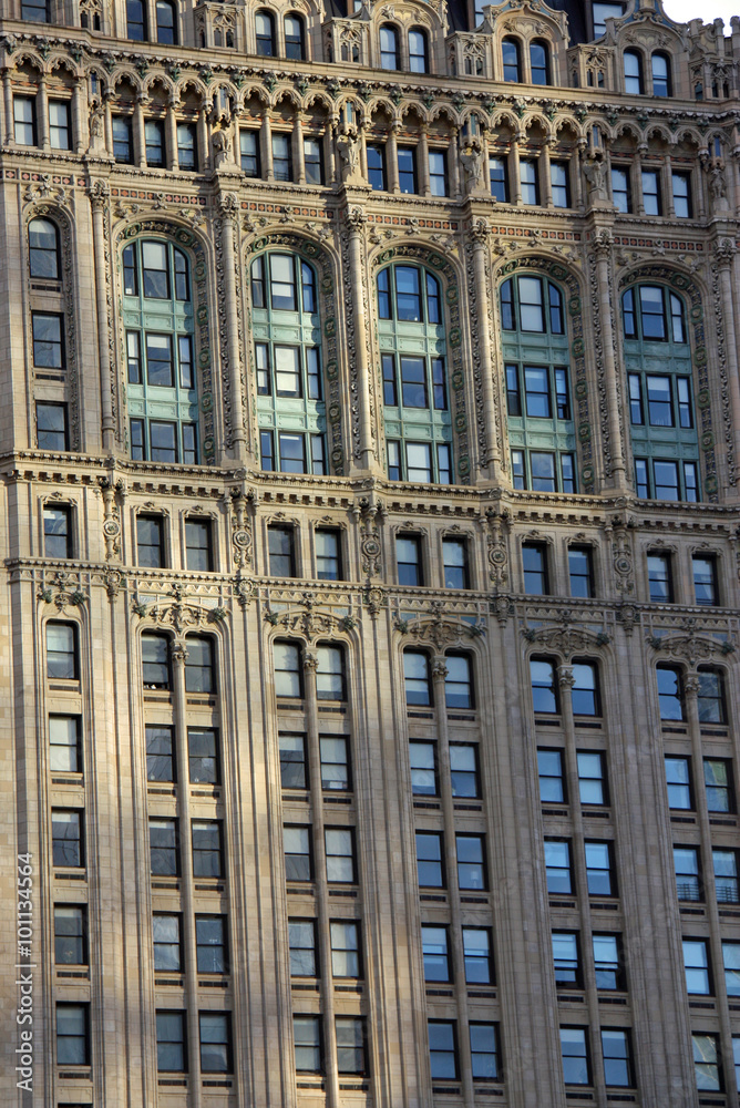 Fototapeta premium New York, façade Art Déco dans South Manhattan, USA