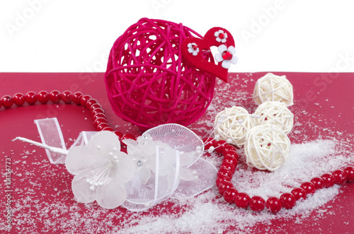 Red Cristmas postcard