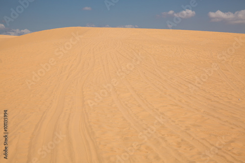 Weisse Sandd  nen von Mui Ne in Vietnam