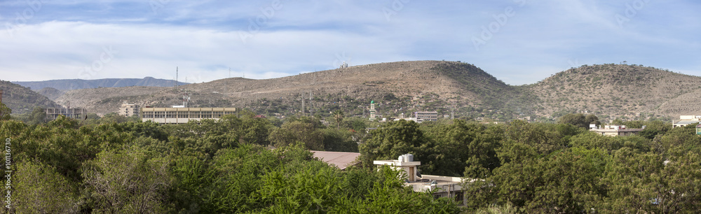 Panorama of Dire Dawa, Ethiopia - obrazy, fototapety, plakaty 
