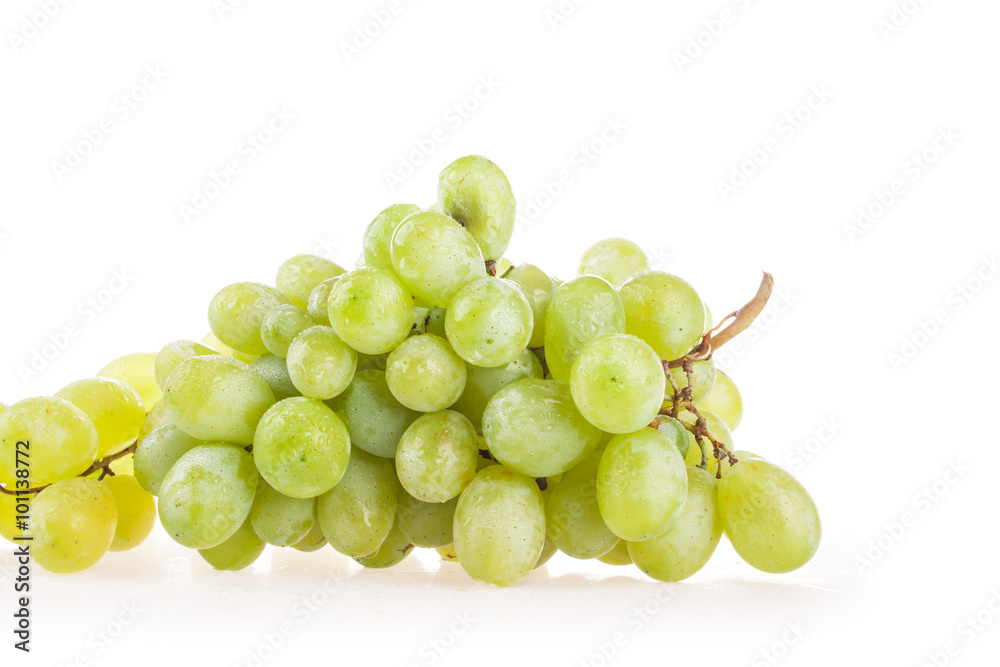 berry white wine isolated on white background berry white wine isolated on white background