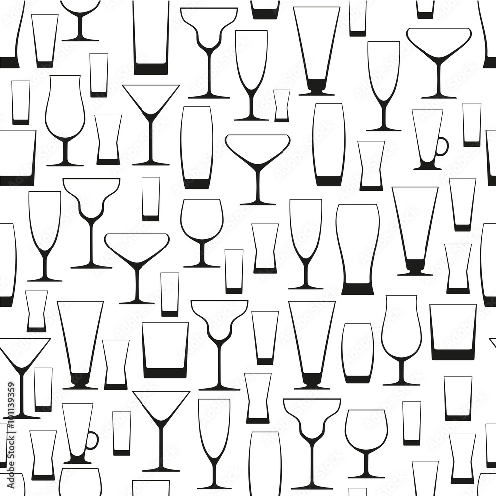 pattern of different glasses pattern of different glasses