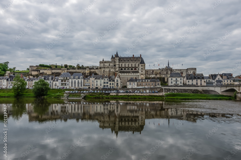 Amboise castle. Loire valley, France