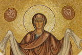 the image of St. Mary mosaic Georgia Caucasus