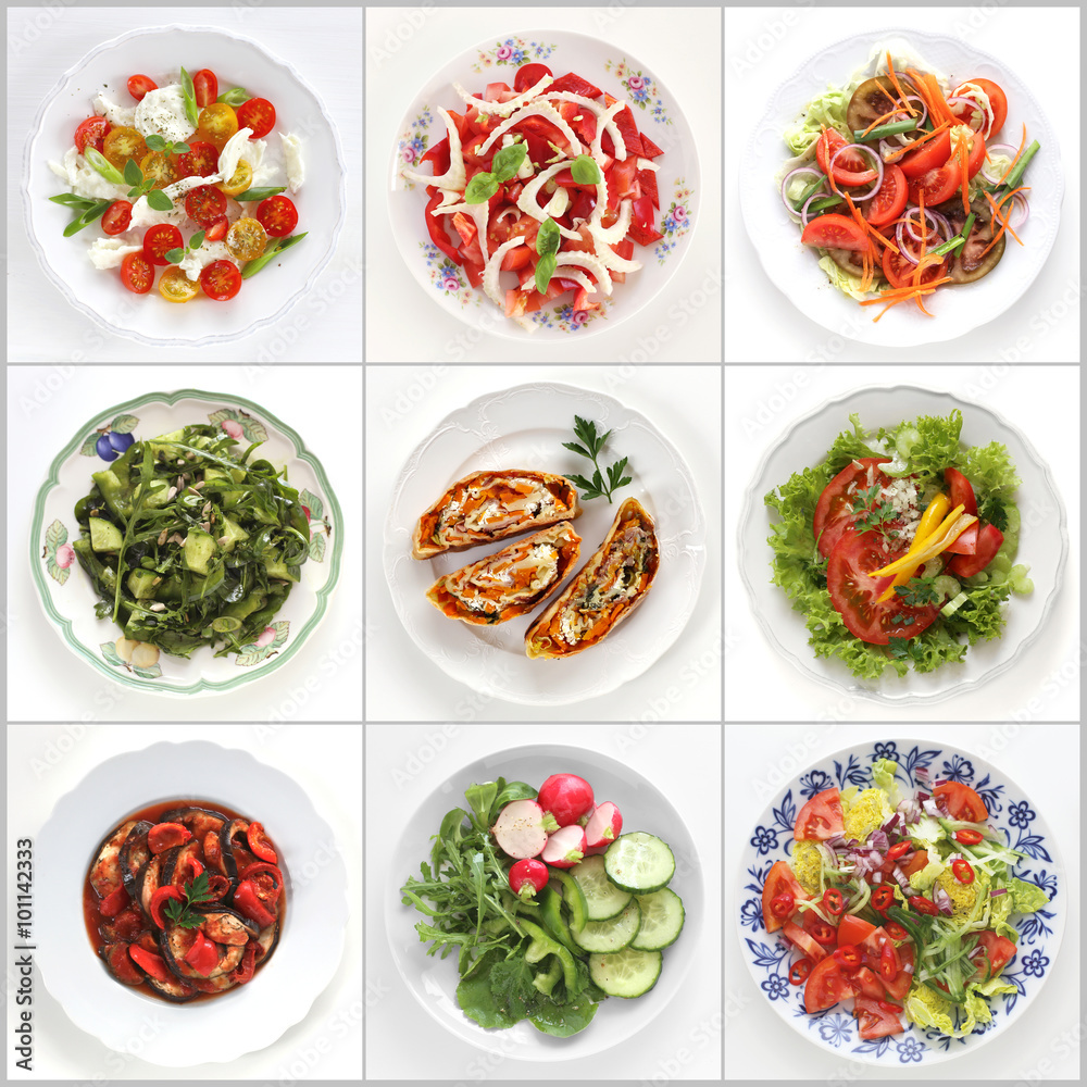 Vegetables collage Vegetables collage