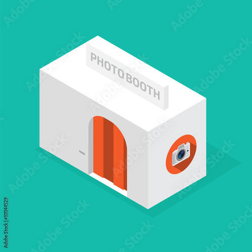 photo booth isometric