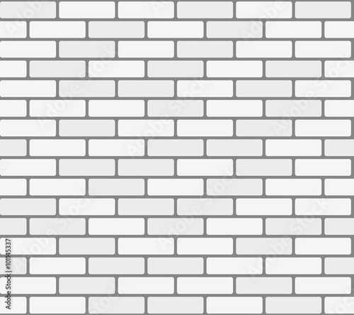 White brick wall illustration seamless texture