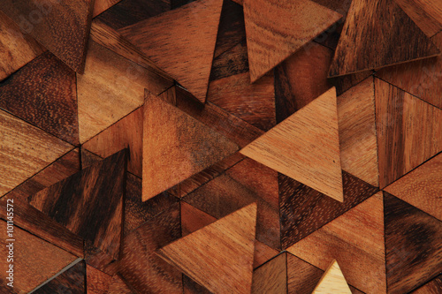 wooden triangle background