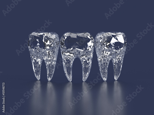 Konstfotografi diamond teeth