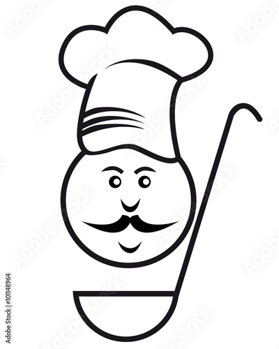 cook with a ladle