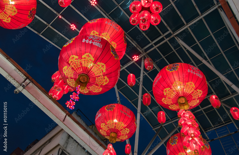 Chinese red lantern