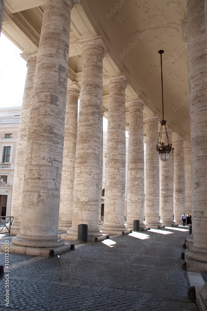  Picture of columns in Vatican City, Italy