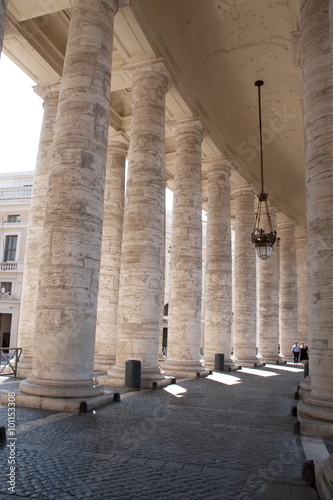 Picture of columns in Vatican City  Italy