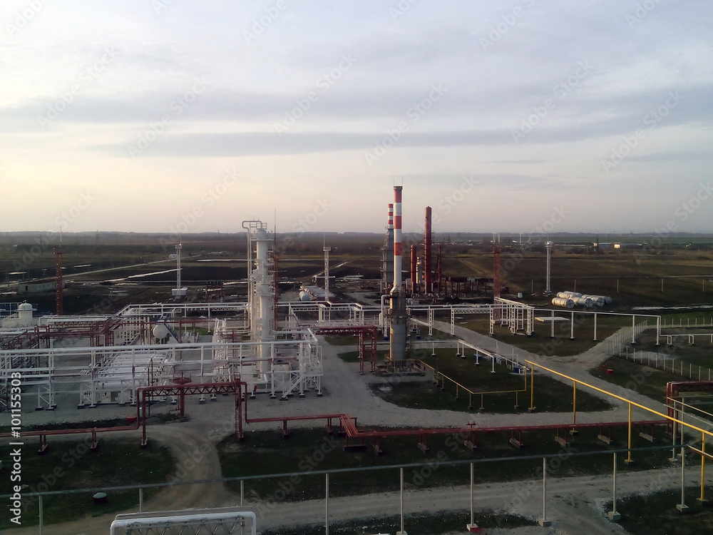 Fototapeta premium The oil refinery