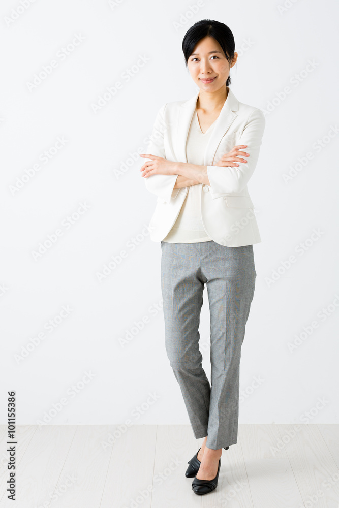 portrait of asian businesswoman isolated on white background portrait of asian businesswoman isolated on white background