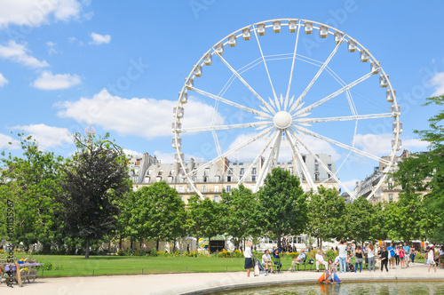 Ferris wheel in Paris