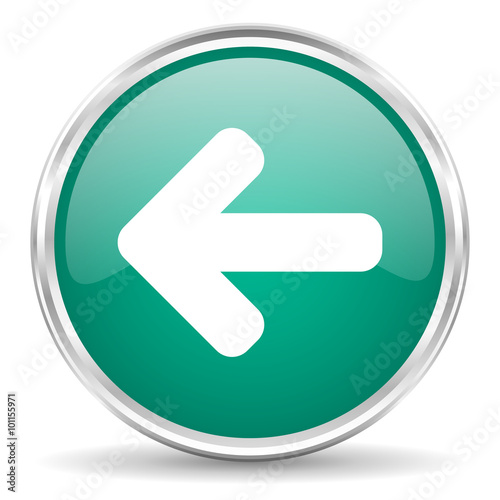Free Download left arrow blue glossy circle web icon - GFXLoad