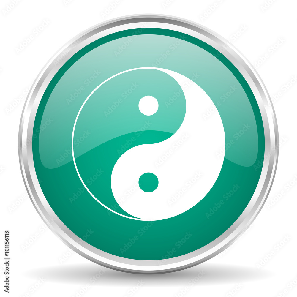 ying yang blue glossy circle web icon ying yang blue glossy circle web icon