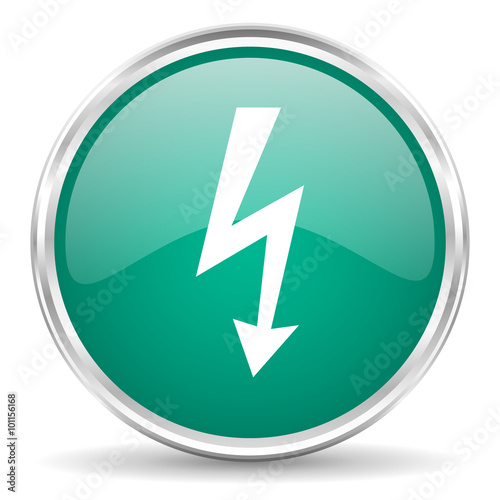 Free Download bolt blue glossy circle web icon - GFXLoad