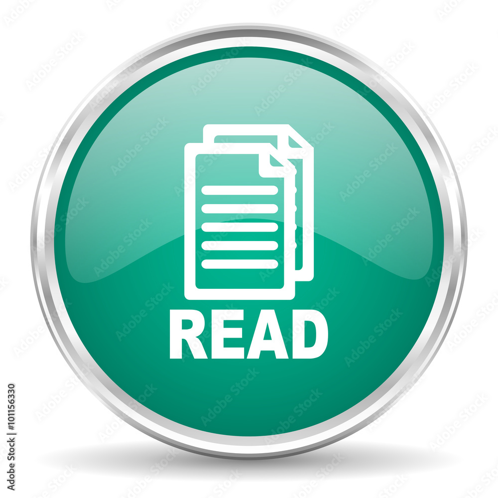 read blue glossy circle web icon read blue glossy circle web icon