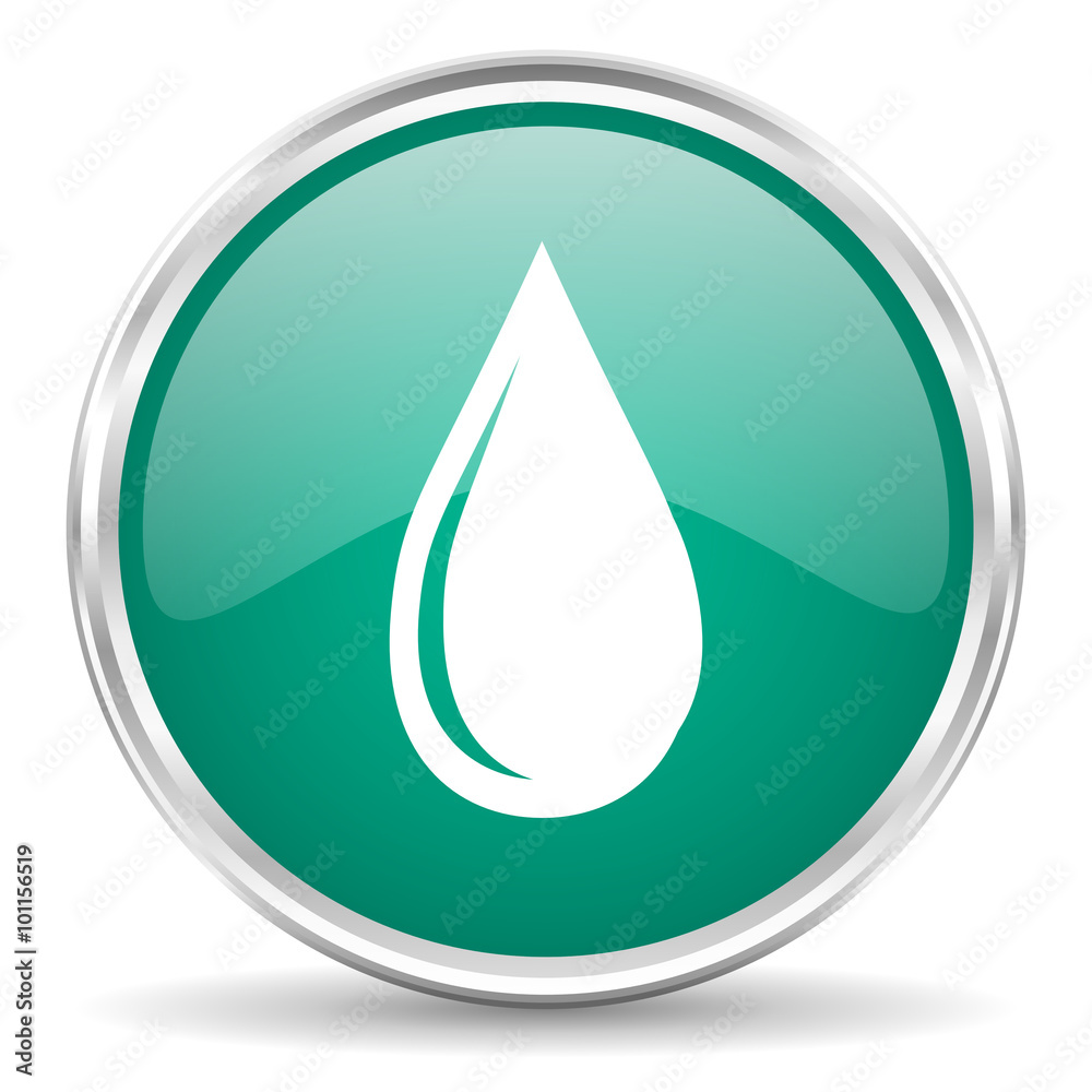 water drop blue glossy circle web icon water drop blue glossy circle web icon
