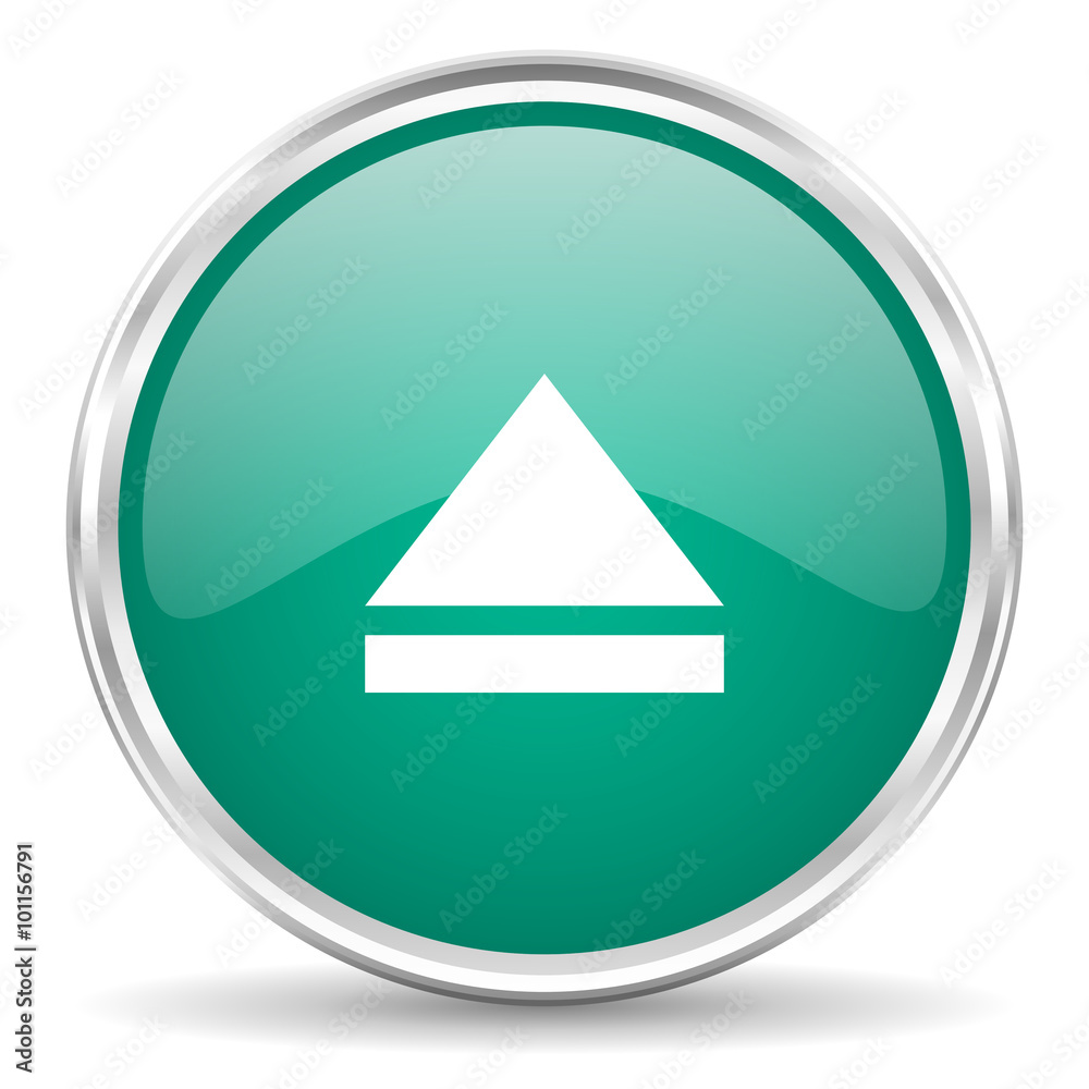 eject blue glossy circle web icon eject blue glossy circle web icon