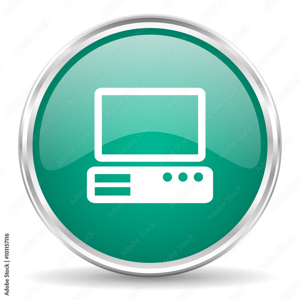 computer blue glossy circle web icon computer blue glossy circle web icon