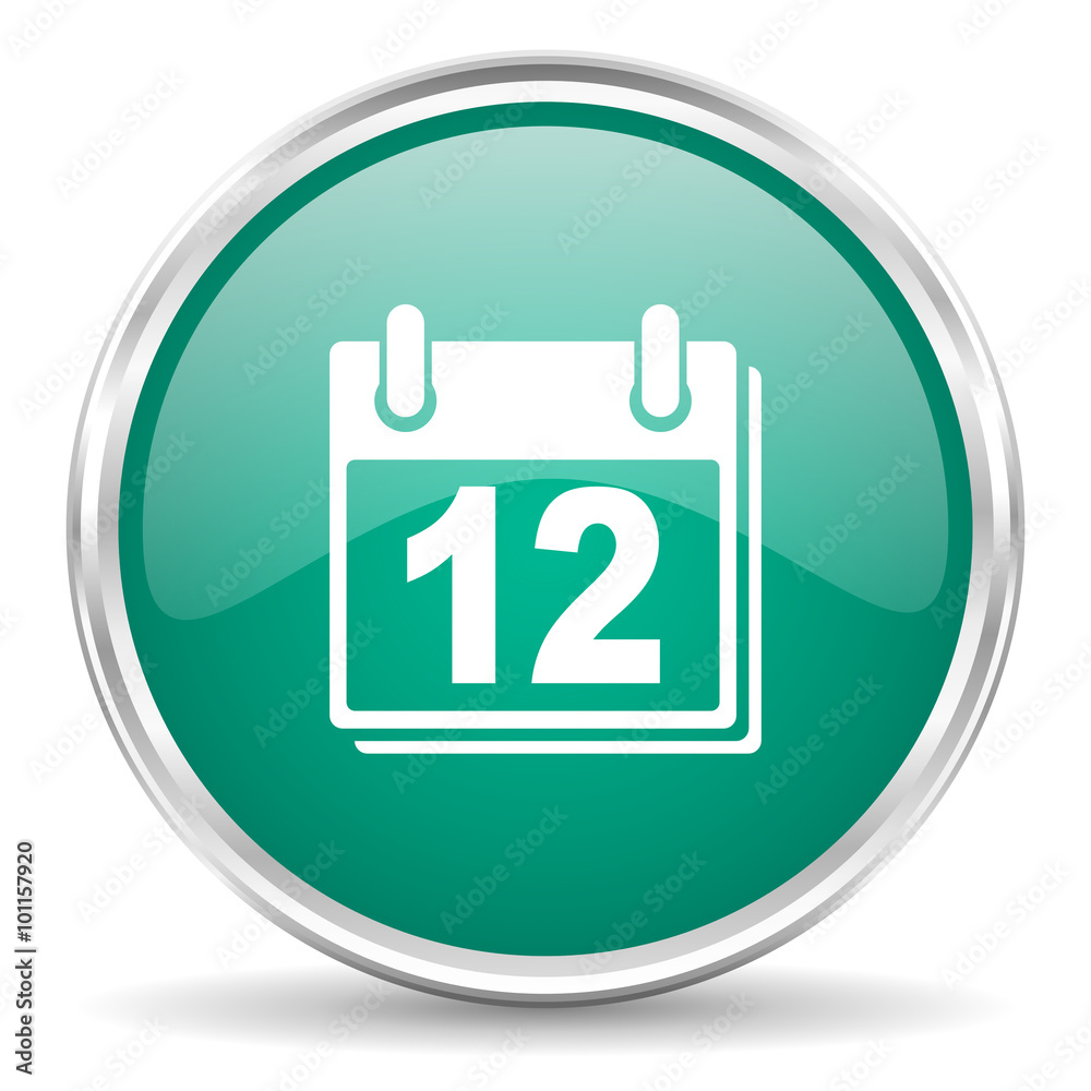calendar blue glossy circle web icon calendar blue glossy circle web icon