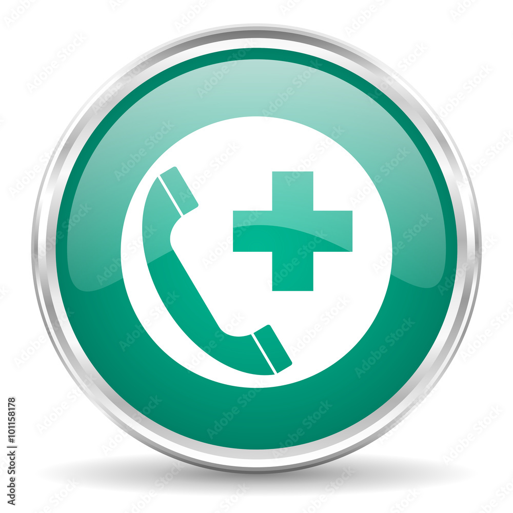 emergency call blue glossy circle web icon emergency call blue glossy circle web icon