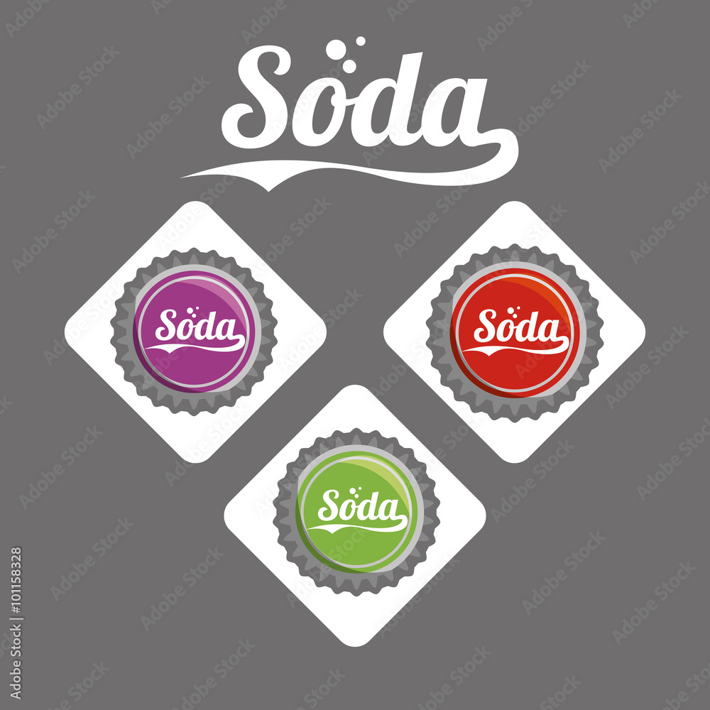 Obraz premium Drink icon design 