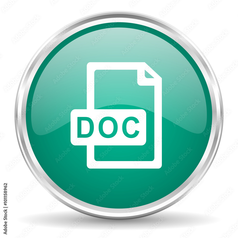 doc file blue glossy circle web icon doc file blue glossy circle web icon