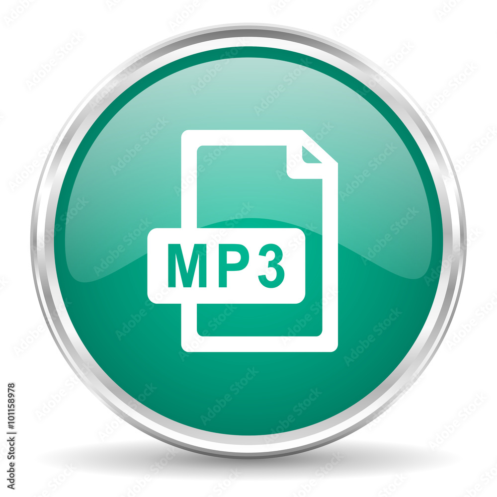 mp3 file blue glossy circle web icon mp3 file blue glossy circle web icon