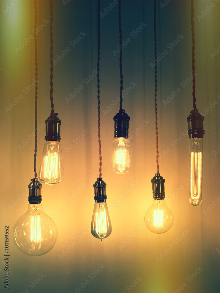 Retro style light bulbs Retro style light bulbs