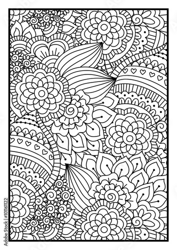 Black and white pattern. 
