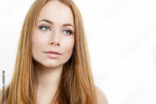 Beauty young woman portrait