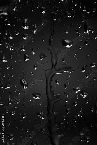 DRIPPING WATER THROUGH WINDOW