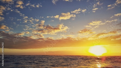 Fototapeta Naklejka Na Ścianę i Meble -  Landscape of sea sunrise