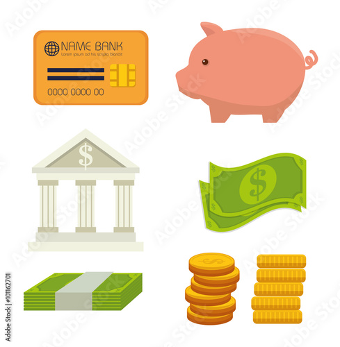 Bank money and investment 