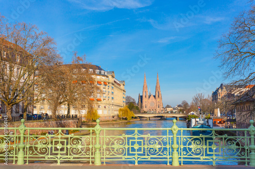 St Paul's church in Strasbourg - Alsace, France photo