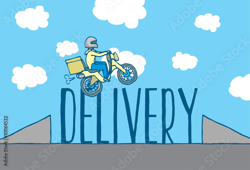 Food delivery is a hazardous job