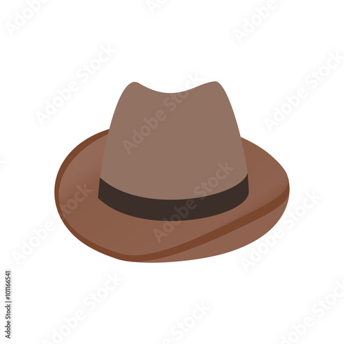 Cowboy hat isometric 3d icon