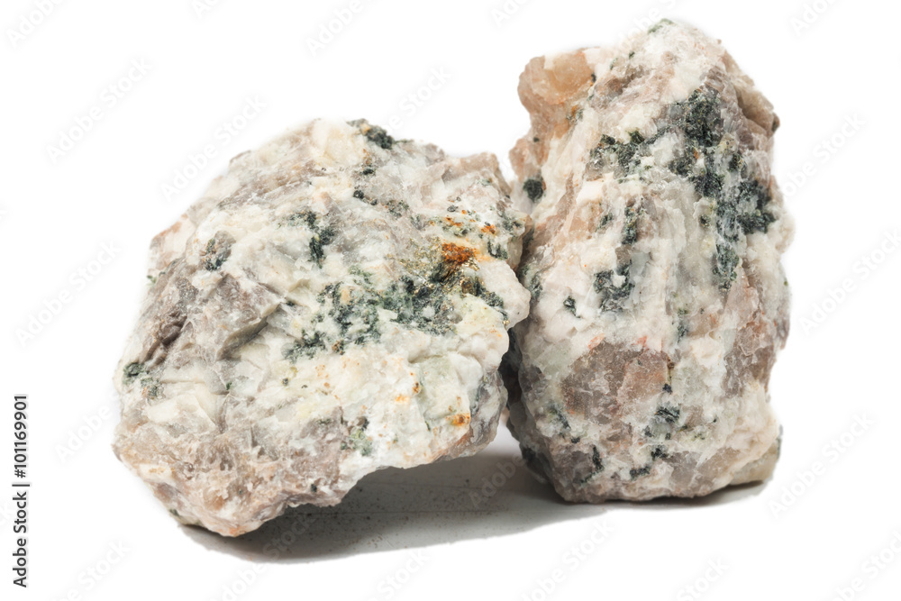 Fragment of granite on a white background
Fragment of granite on a white background