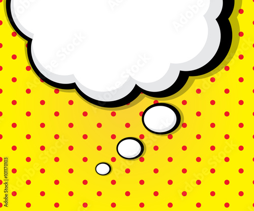 pop art, comic book speech bubble