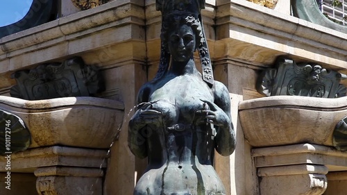 Fountain in Batumi city center, Georgia