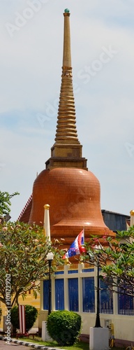 Stupa (chedi) at the temple Wat Mongkol Nimit photo