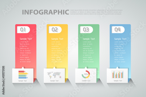 Wallpaper Mural Design clean template infographic. can be used for workflow, layout, diagram Torontodigital.ca