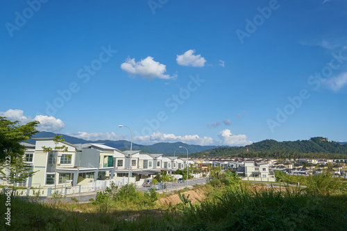 terrace house under the blue skies © jamesteohart